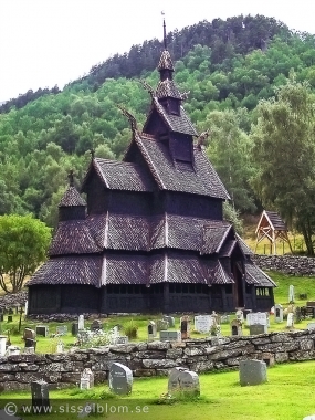 Borgund Stavkirke från åren 1150 - 1200-talet