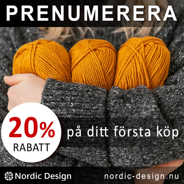 Prenumerera på nordic-design.nu och få 20% rabatt på ditt första köp.